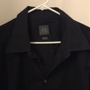 Armani Exchange shirt. XL. Blue with blue details